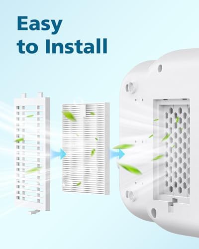 Close up of HEPA filter structure for bottle drying