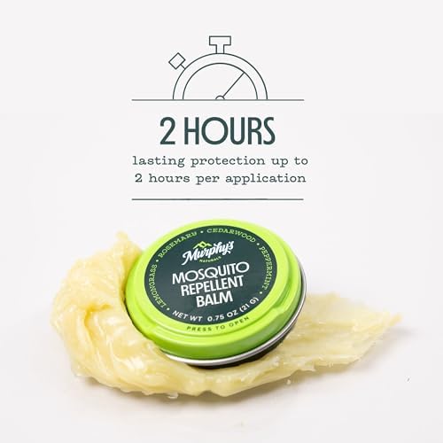 Murphy's Naturals DEET free mosquito balm being applied to skin