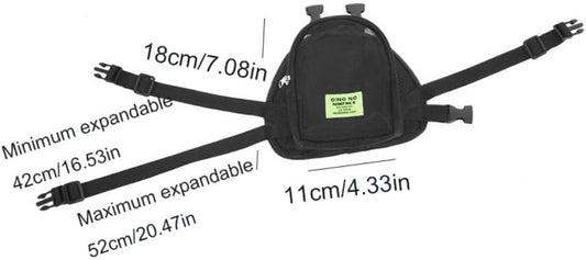 Toseky breathable mesh puppy backpack showing no pull D ring attachment