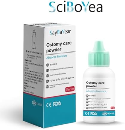 Moisture absorbing stoma care powder for peristomal skin protection