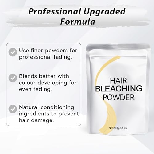 Before and after hair lightening results showcasing up to 8 levels of lift