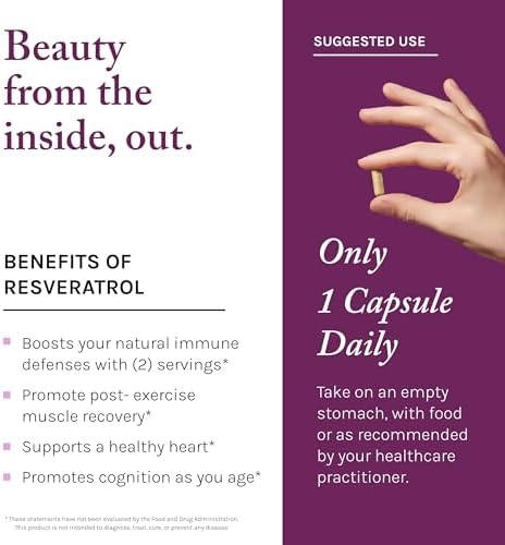 Close up of Reserveage Resveratrol 500 mg packaging