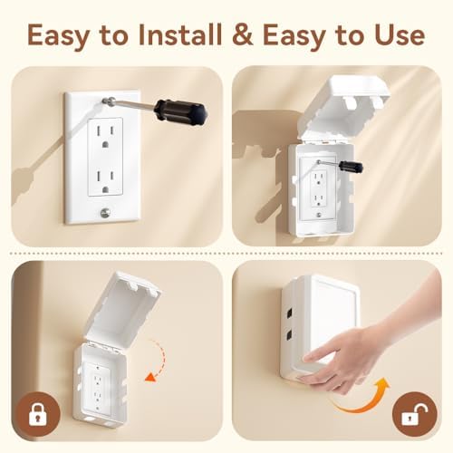 Hand demonstrating one-hand dual-button lock mechanism on Eudemon cover