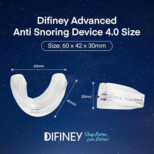 Customizable boil and bite Difiney snoring solution for men and women