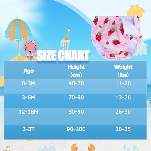 Close up of Mireazw swim diaper adjustable snap closure
