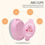 Lysian baby travel earmuffs in pink colorway