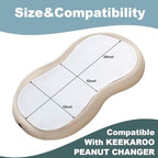 Ndahjahd waterproof liner placed inside a contour changing pad