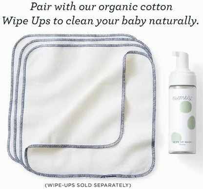 Esembly reusable baby wipe foaming dispenser bottle top view
