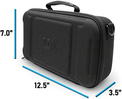 CASEMATIX travel storage box with adjustable shoulder strap for mobile salon stylists