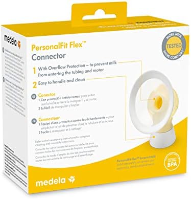 BPA free Medela PersonalFit Flex breast shield adapters for comfortable milk expression