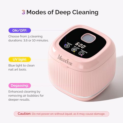 MelodySusie nail tool sanitizer in a home salon setup