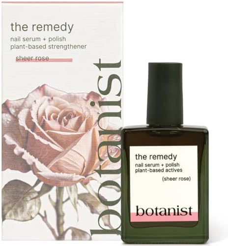 Botanist The Remedy nail polish bottle showing sheer rose color