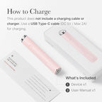 USB Type-C rechargeable mini beauty wand made in Korea