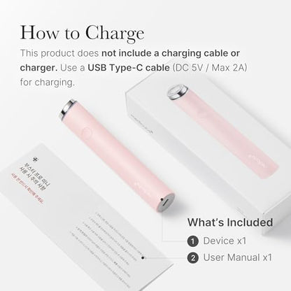 USB Type-C rechargeable mini beauty wand made in Korea