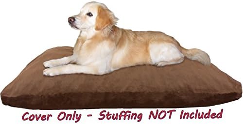 Dogbed4less allergy friendly denim pet cushion cover close up