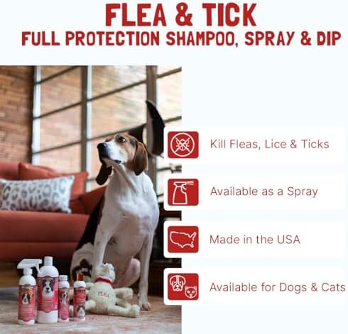 Dog coat conditioning and pest treatment application preview