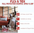Dog coat conditioning and pest treatment application preview