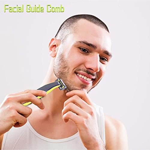 Grooming kit layout including the skin guards protection cap cleaning brush and travel storage pouch