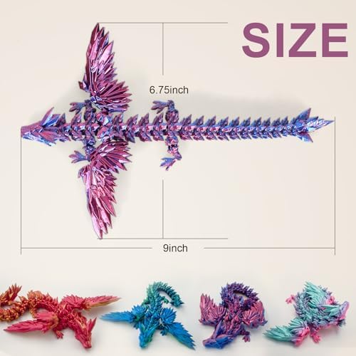 Dxldfks dragon toy showing flexible articulated joints