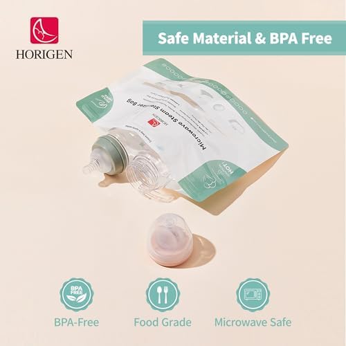 Side view of Horigen steam cleaning bag for travel