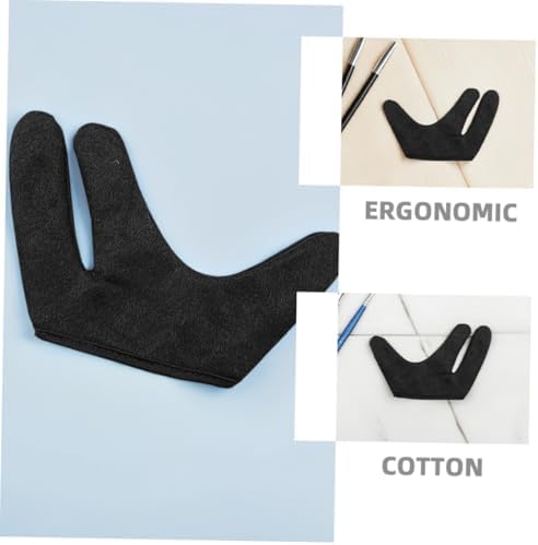 Ergonomic three-finger thermal glove designed for safe handling of high temperature hair curling irons.