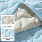 GASUR cooling mat folded compactly for travel and outdoor pet use.