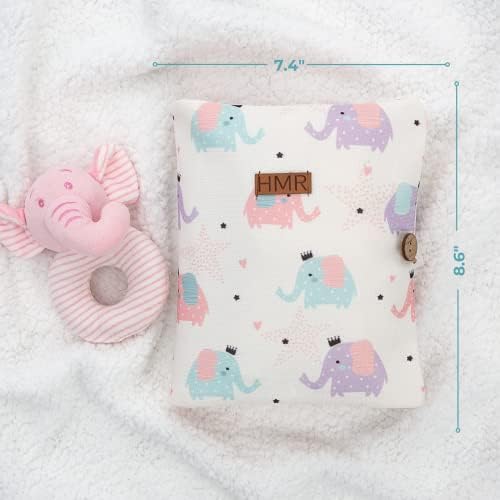 Hamur Home compact cosmetic and diaper pouch closeup of fabric texture