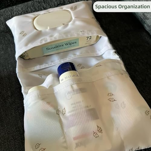 Phoebus Baby organizer showing wooden button closure detail