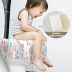 Peyazoco pink rainbow toddler seat liners individually wrapped for travel convenience
