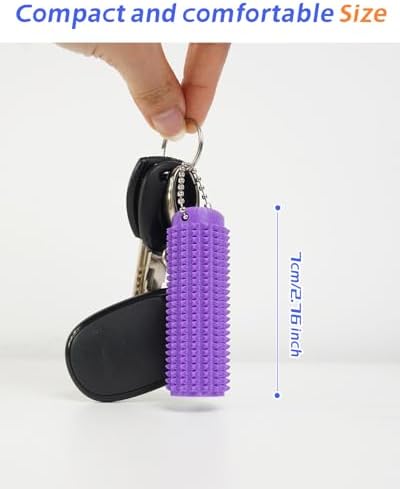 Spicssa 3D printed grippie stim tool showing the silent roller mechanism