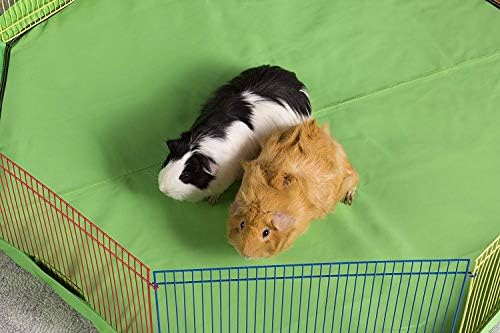 Prevue Pet Products Multi-Color Small Pet Playpen - Animal Pen for Rabbits, Guinea Pigs, Hamsters, Tortoises, Bunny Enclosure, Easy to Assemble, Indoor & Outdoor - Image 6