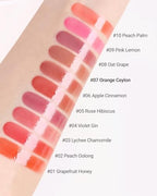 THESAEM Saemmy's Ade Shot Tint - Korean Lip Tint, Water Gel Lip Stain with Plump Glowy Moisturizing Finish, Buildable Radiant Gloss, Long-Lasting Comfort, 0.1 fl.oz. (08 Oat Grape) - Image 6