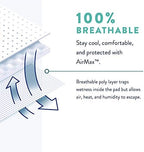 Side view of Prevail 14 count individual pack of disposable male pads.