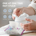 Resealable manual pacifier wipes for on the go breastfeeding hygiene