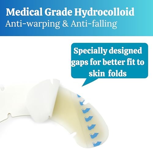 Waterproof hydrocolloid ostomy tape with blue peelable backing sheet