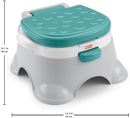 Side view of Fisher-Price 3-in-1 potty training seat