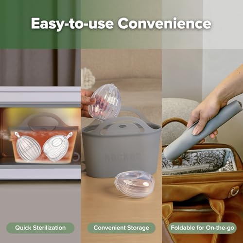 Haakaa imported silicone breast pump kit packaging and included premium components