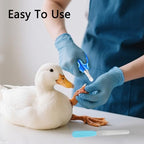 Dasezsdt duck and chicken nail clippers in secure closed locked position