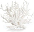 WEKVLPTH artificial aquarium coral ornament front view white resin reef decoration