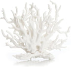 WEKVLPTH artificial aquarium coral ornament front view white resin reef decoration