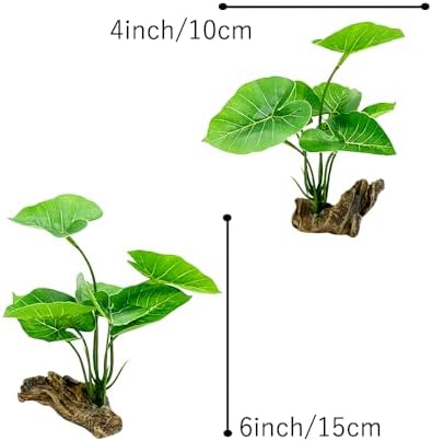 Smoothedo-Pets green type a fish hide plant ornament packaging view