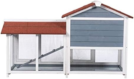 Good Life outdoor hutch wire mesh ventilation