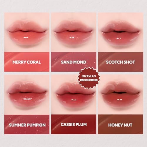 TIRTIR [*Mini Size Waterism Tinted Lip Gloss #07 Cassis Plum, 0.06 Fl Oz â€“ Kiss Ready Lipgloss, 12H Long Lasting Non Sticky Natural Tinted Glow Korean Multiuse Cheek and Lip Tint for Women gift - Image 6