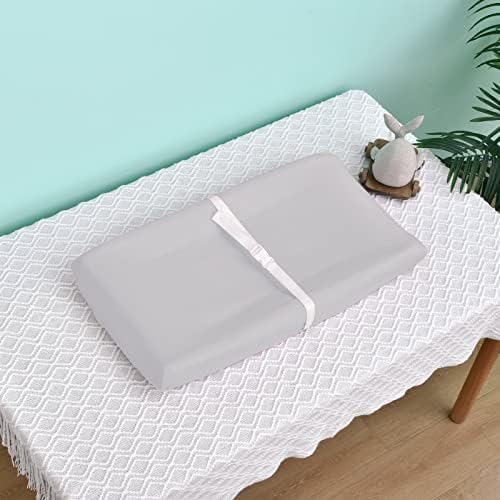 Close up view of the breathable microfiber material on the premium baby diaper changing sheets