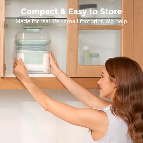 Top view of Momcozy steam sterilizer and dryer unit