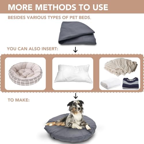 Panabana machine washable pet cover demonstrating easy hair removal fabric