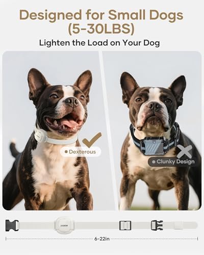 Shock Collar for Small Dogs - 4200FT Dog Training Collar with Remote for 5-30lbs Mini Small Dogs, IPX8-Waterproof Rechargeable E-Collar with Beep (1-9), Vibration(1-3), Safe Shock(0-16) - Image 6