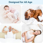 Bhvesll reusable waterproof bed pads folded in a stack