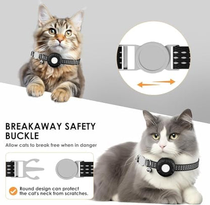 Hongtop H cat collar showing adjustable nylon strap