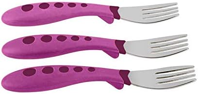 Top view of NUK Kiddy Cutlery fork set for 18 months plus